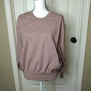 Ella Moss Maggie Scalloped Neck Knit Sweater XL